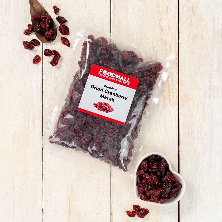 Dried Cranberry / Buah Cranberry Kering / Cemilan Kranberi 250 Gr