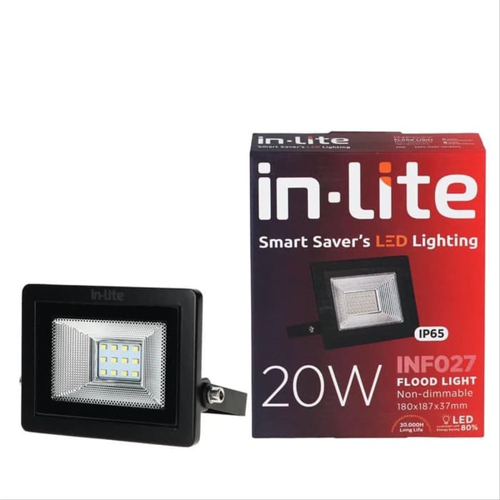 Lampu Sorot LED /Lampu Tembak  Flood Light LED InLite 20 Watt