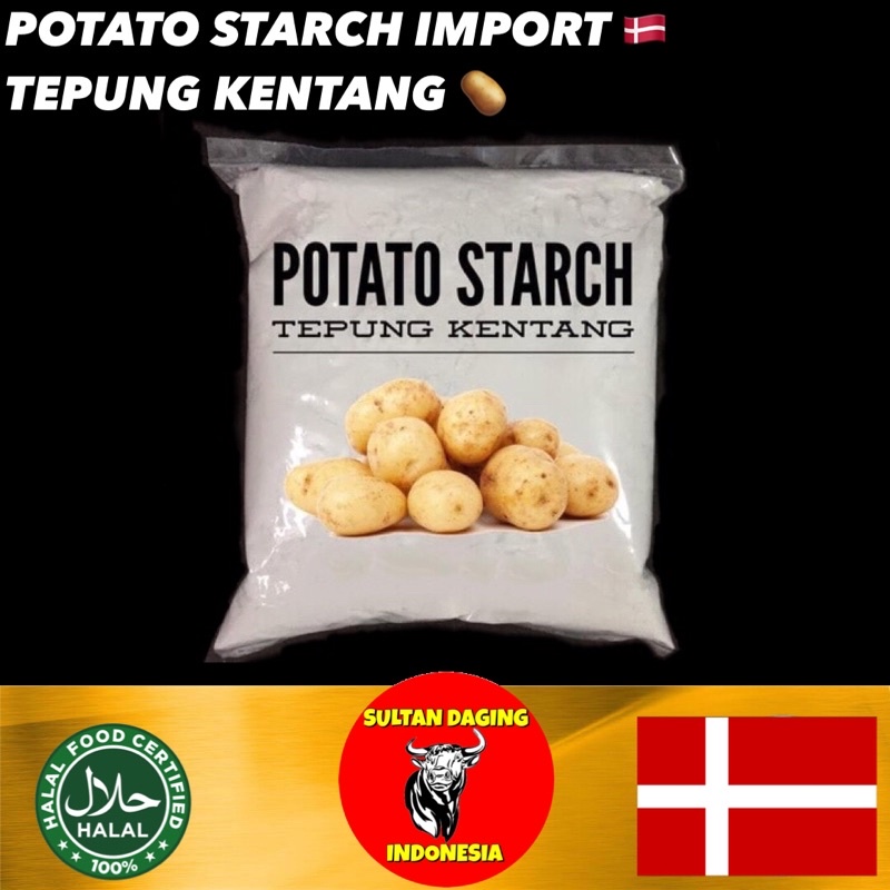 

POTATO STARCH 1 KG PREMIUM IMPORT/TEPUNG KENTANG 1 KG HALAL/ TEPUNG PATI KENTANG 1KG/ TEPUNG PATI KENTANG POTATO/ TEPUNG POTATO STARCH/ TEPUNG IMPORT