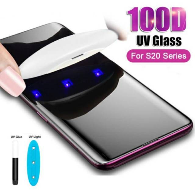 Tempered Glass Uv Samsung S20 Plus - Anti Gores Uv Nano Samsung S20 Plus SC