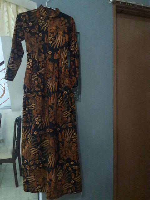 Gamis Batik Manggar, Padi,sekar,cantik,kubis,kipas,daun,kupu,nadine,gendis