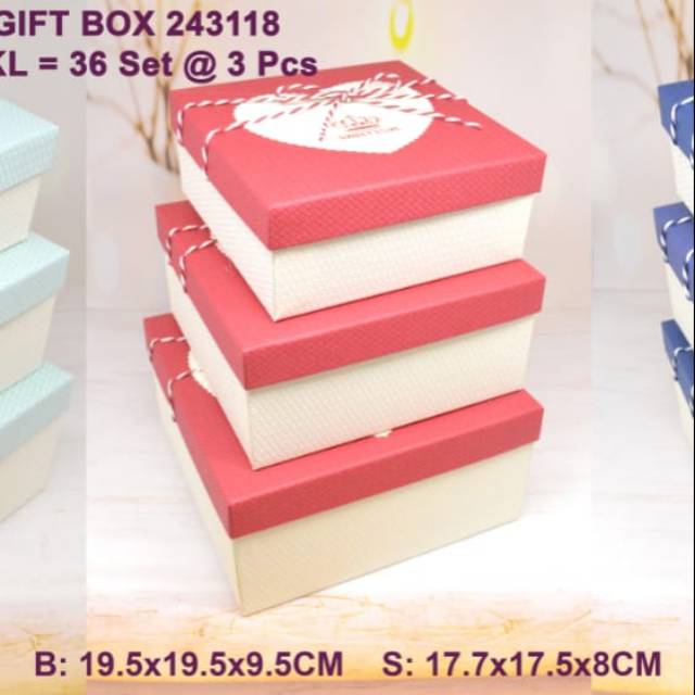 

KOTAK KADO ISI 3 PCS KODE 243118 L1
