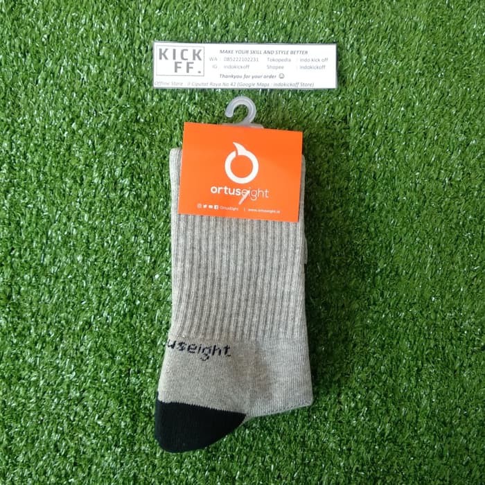KAOS KAKI SEKOLAH/ KAOS KAKI OLAHRAGA ORTUSEIGHT ORTUSEIGHT RAPID SOCKS L - GREY