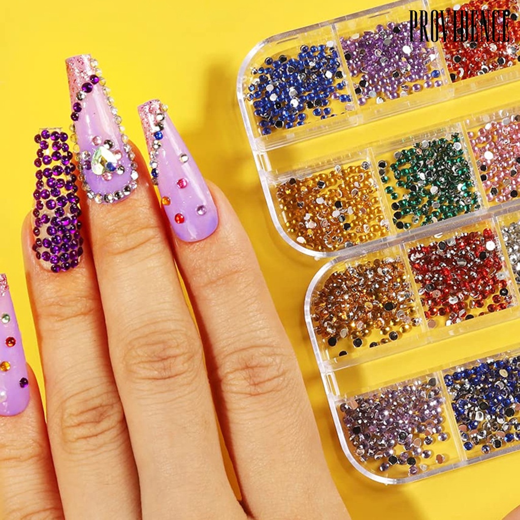 Providence 1Set Nail Sequins Safe Multifunctional Nice-looking Nail Accessories Manicure Glitter Sequins for Women