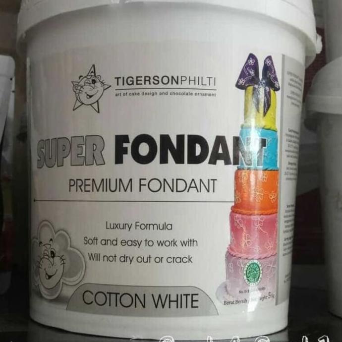 

SUPER FONDANT TIGERSON REPACK 1KG PREMIUM FONDAN Kode 1008