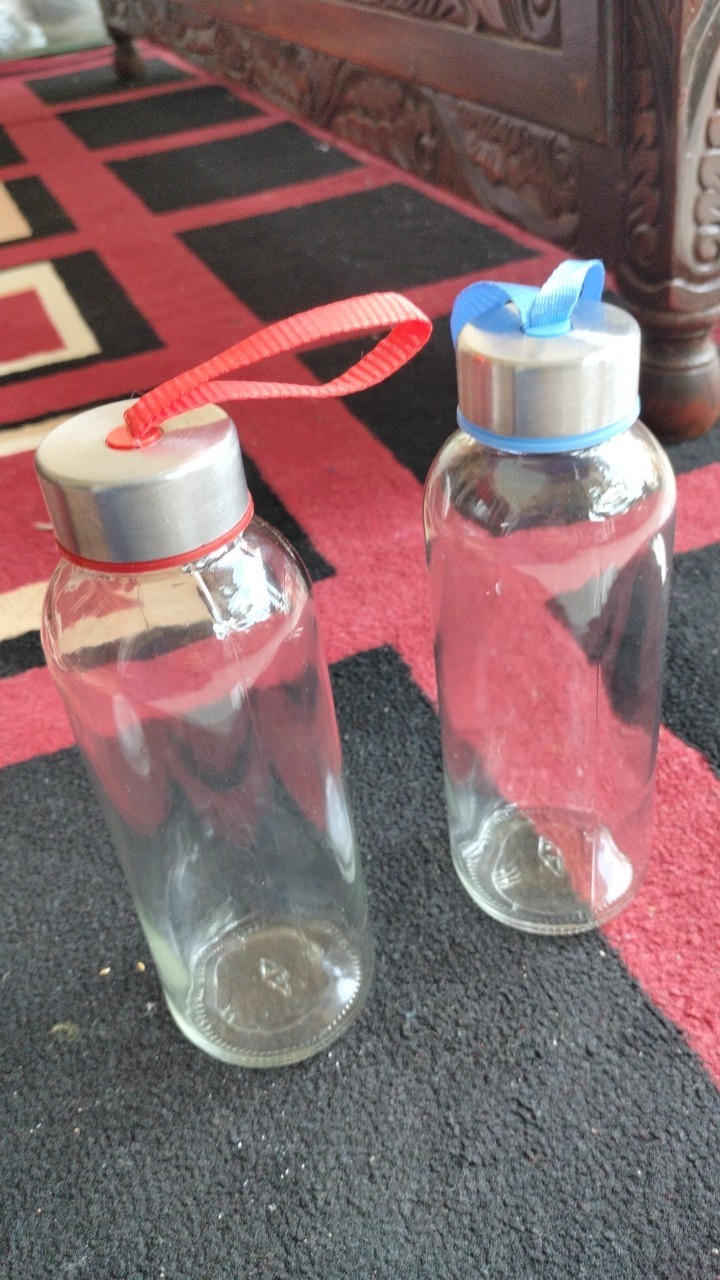 Botol Kaca Bening 420ml / Botol Minum / Botol Tumbler/botol Kaca/botol Tumbler/