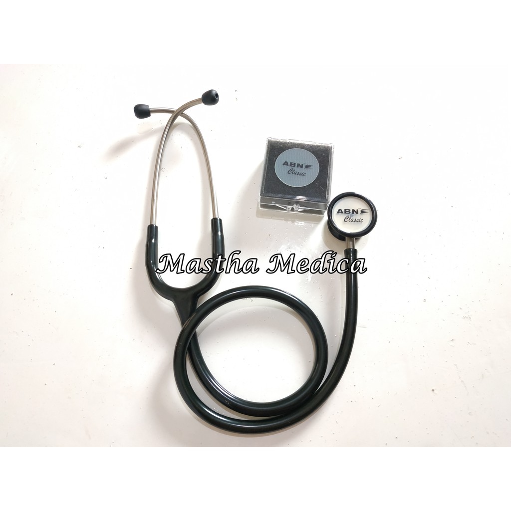 Stetoskop ABN Classic Clasic Klasik Anak Pediatric Black Hitam