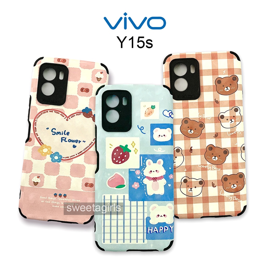 Casing Silikon Lucu untuk Vivo Y15s - Casing peach Case Gemoy - Bisa Bayar ditempat - sweetacase.id - Case Cubit Lucu - Karakter - Head Karakter Softcase - Case Gemoy - Kesing - Aesthetic - Boneka 3D