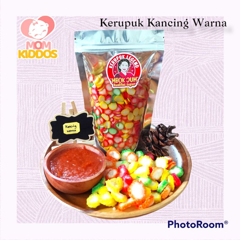 

KERUPUK KANCING MINI WARNA WARNI KERUPUK MENTAH KERING KUALITAS PREMIUM