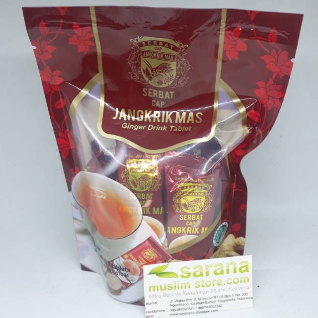 Minuman Serbat Jangkrik Mas Ginger Drink Jahe Tablet