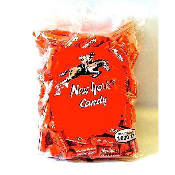 Permen New York Nougat Noga Kacang 1kg / Peanut Candy / Snack Jajanan Cemilan Jadoel
