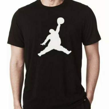 KAOS DISTRO JORDAN FAT JORDAN / LOGO JUMPMEN KAOS MURAH BIG SIZE