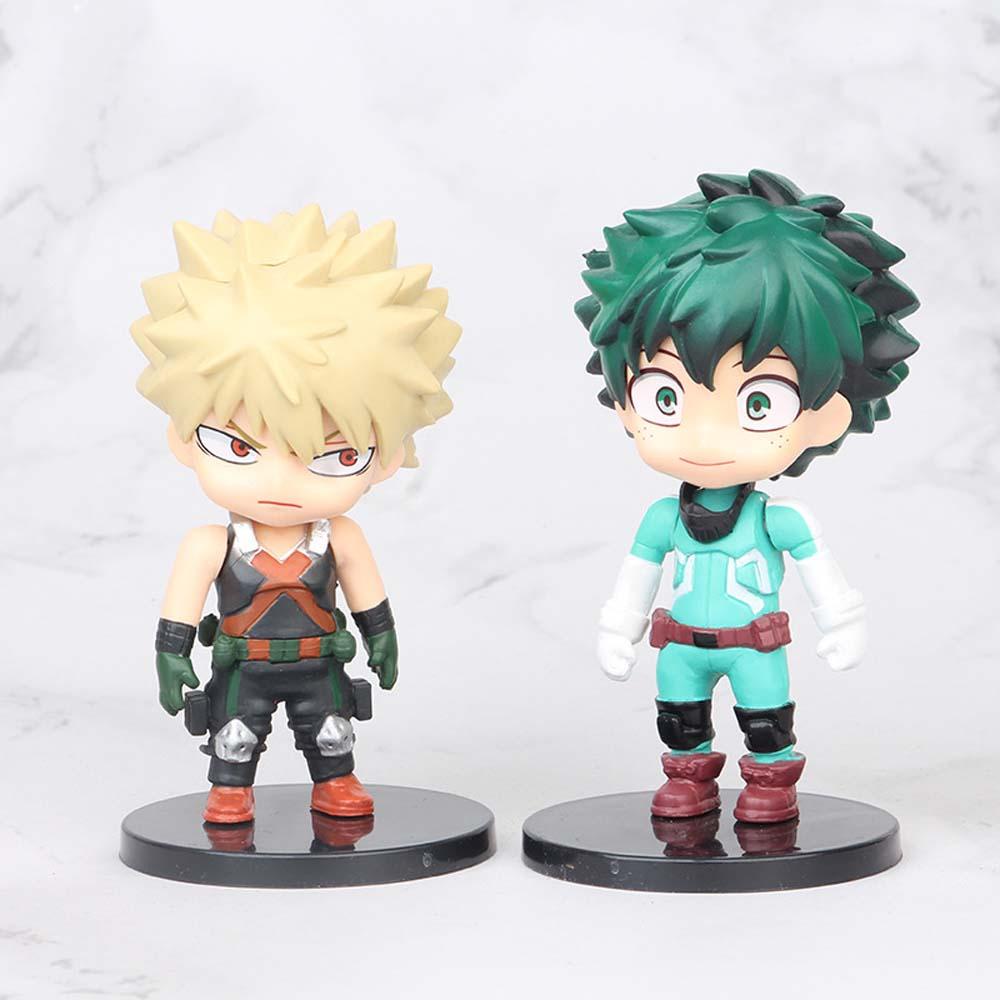 [Elegan] Action Figurine Miniatur Patung PVC Dazai Osamu Bakugo Katsuki Todoroki Shoto Nakahara Chuya Figure Age of Heroes Midoriya Izuku Model Anime