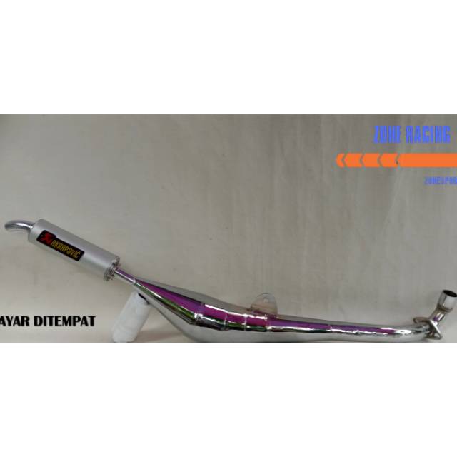 Knalpot Fiz R Akrapovic Croum | Knalpot Racing Fiz R Croum