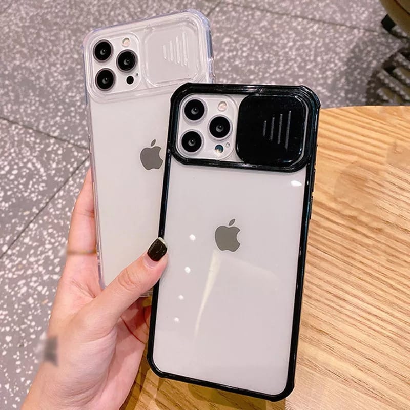 WINDOW CLEAR CASE IPHONE 11 11 PRO 11 PRO MAX CASING CLEAR CAMERA SLIDE ANTI CRACK TRANSPARANT CLEAR