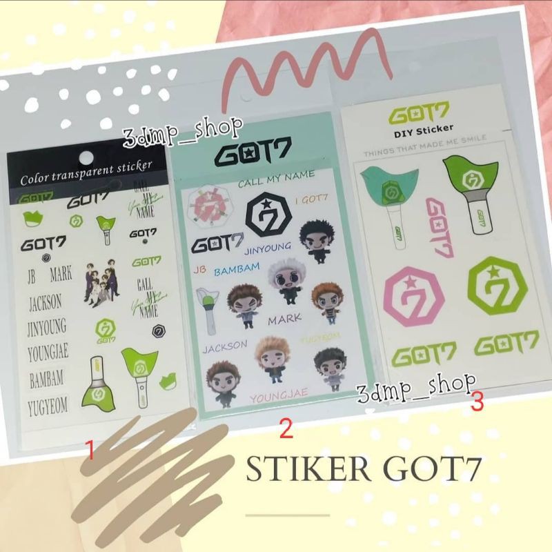 Stiker Got7