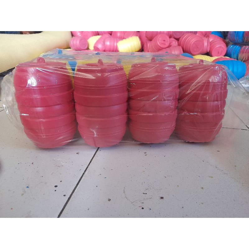 CELENGAN KECIL MODEL GENTONG| Celengan kecil model gentong isi 12 pcs/celengan plastik paket 1 lusin