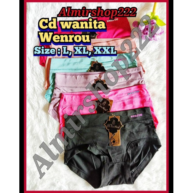 CD Wanita Wenrou Jumbo Timbul/CD Wanita Wenrou 8828/CD Import Jumbo/Super Soft Lembut Nyaman Dipakai.