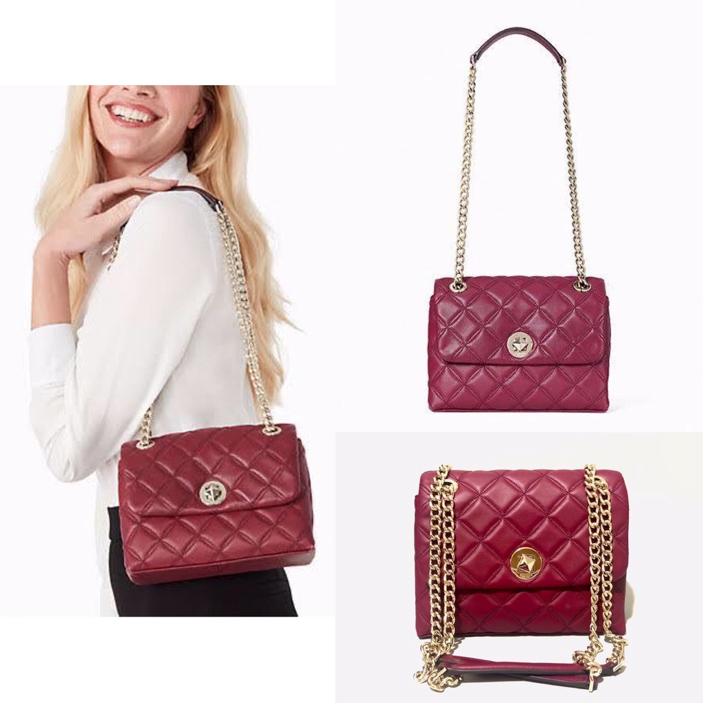 TAS WANITA KS NATALIA SMALL SHOULDER BAG QUILTED ORIGINAL