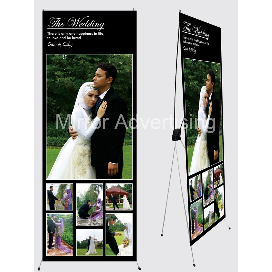 Stand Banner Wedding (X Banner)