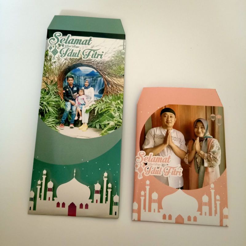 

amplop lebaran custome foto dan text/amplop lebaran idulfitri/gift