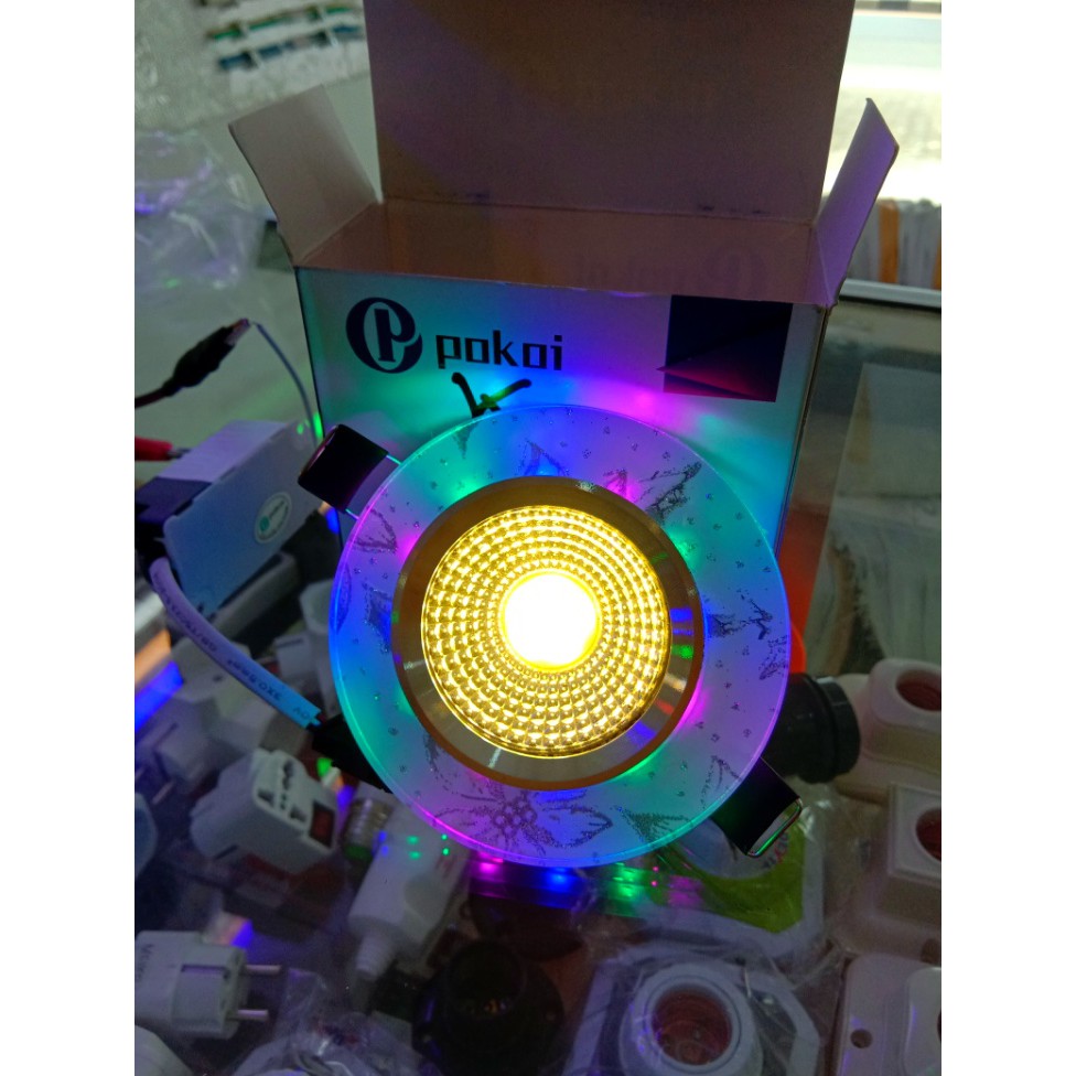 Downlight Pokoi 5W RGB Putih/Warm White