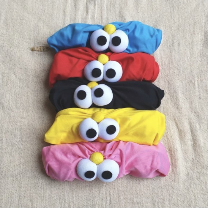 Hijab Anak Elmo Jilbab Bayi Kerudung Bergo Instan GOOD QUALITY 0-3 thn