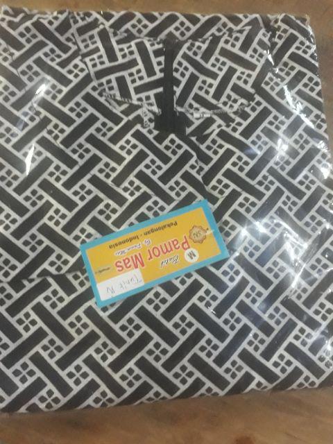 Atasan Batik Wanita Tunic Batik Shibori Bahan Katun Halus Batik Kantoran Modern