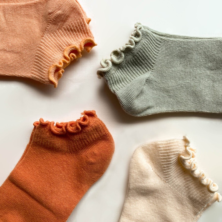 BohoBaby CURLY SOCK KAOS KAKI Bayi Anak / Bohopanna Boho Kaos Kaki Bayi Anak Perempuan Curly