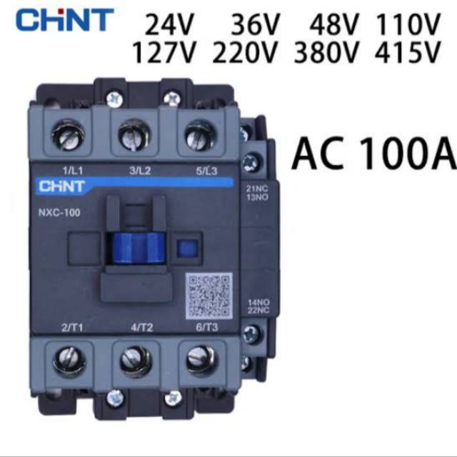 Contactor CHINT NXC-100A 45KW 3Phase