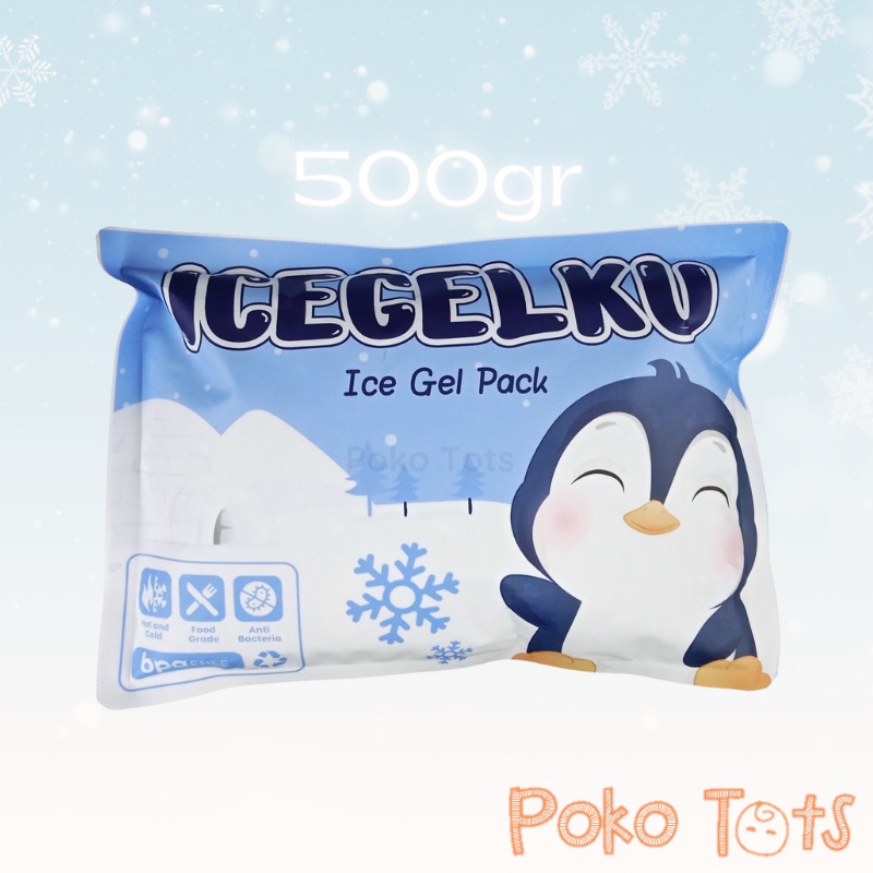 Cool Gel Ice Gel Besar 500gr Blue Ice Pack Panas dan Dingin