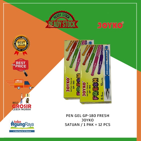 

PEN GEL GP-180 FRESH 0.5 MM JOYKO
