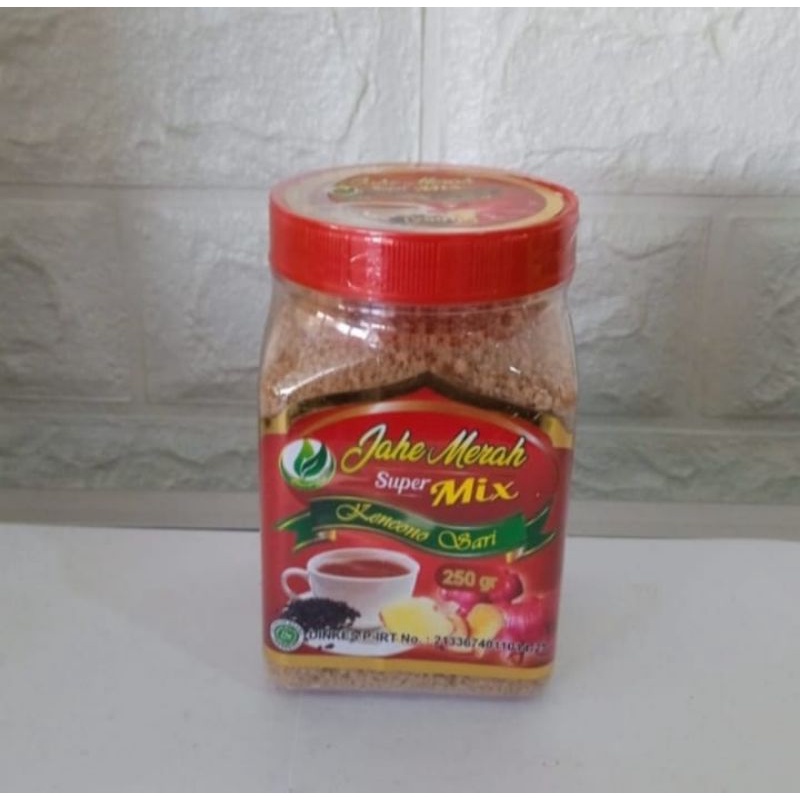 

Jahe Merah Super Mix Kencono Sari 250 gram