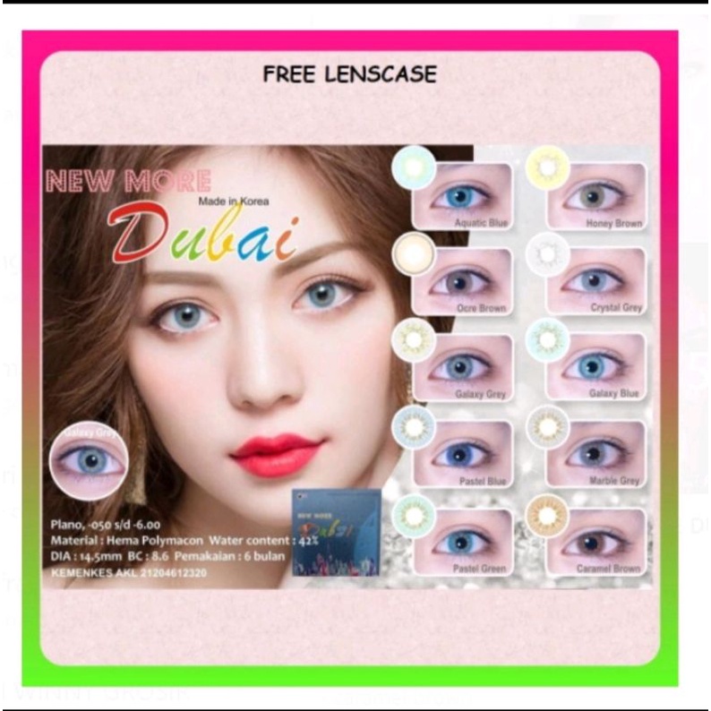 [ MORE DUBAI ] SOFTLENS NEW MORE DUBAI NORMAL 14.5MM BY MORE DUBAI