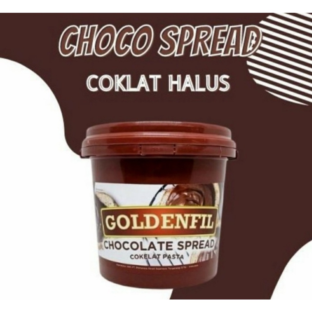 

Goldenfil Chocolate Spread Selai Coklat Enak 1 kg