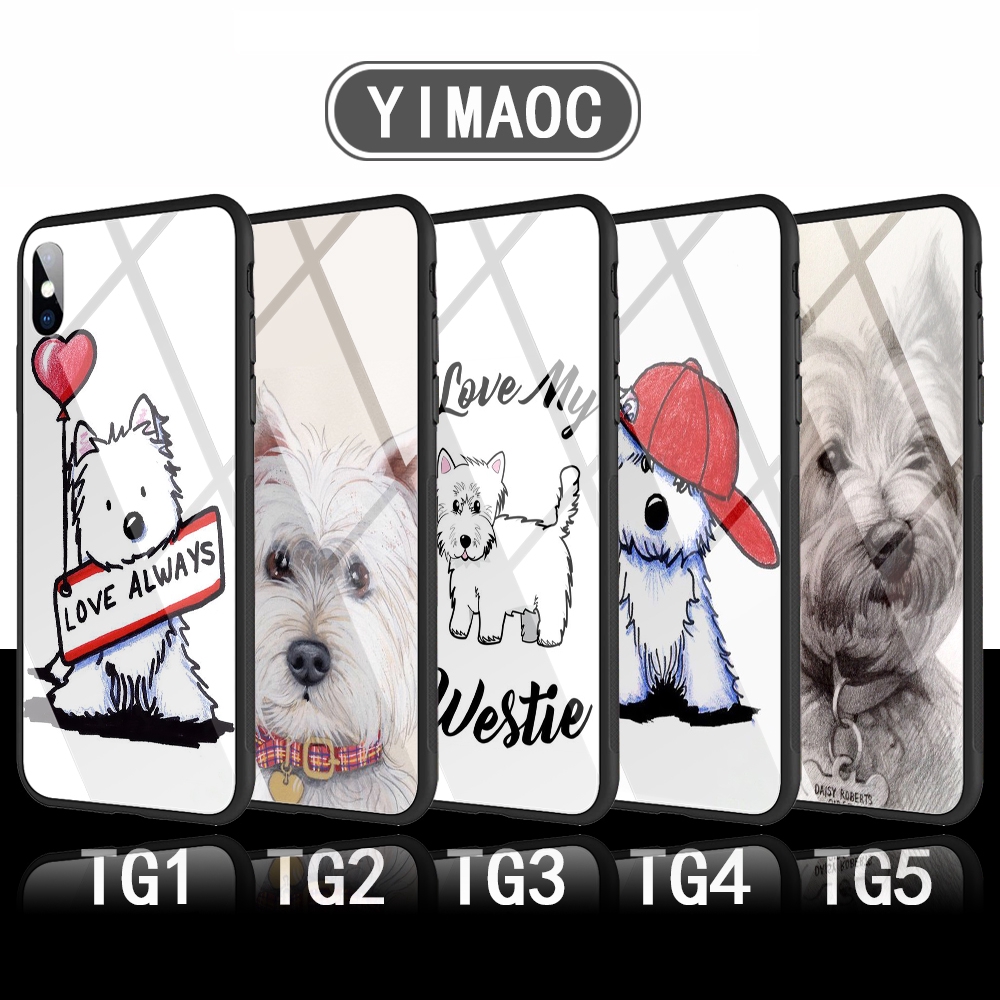 Soft Case Karet Motif Kartun Anjing Lucu Imut Multi Warna Untuk