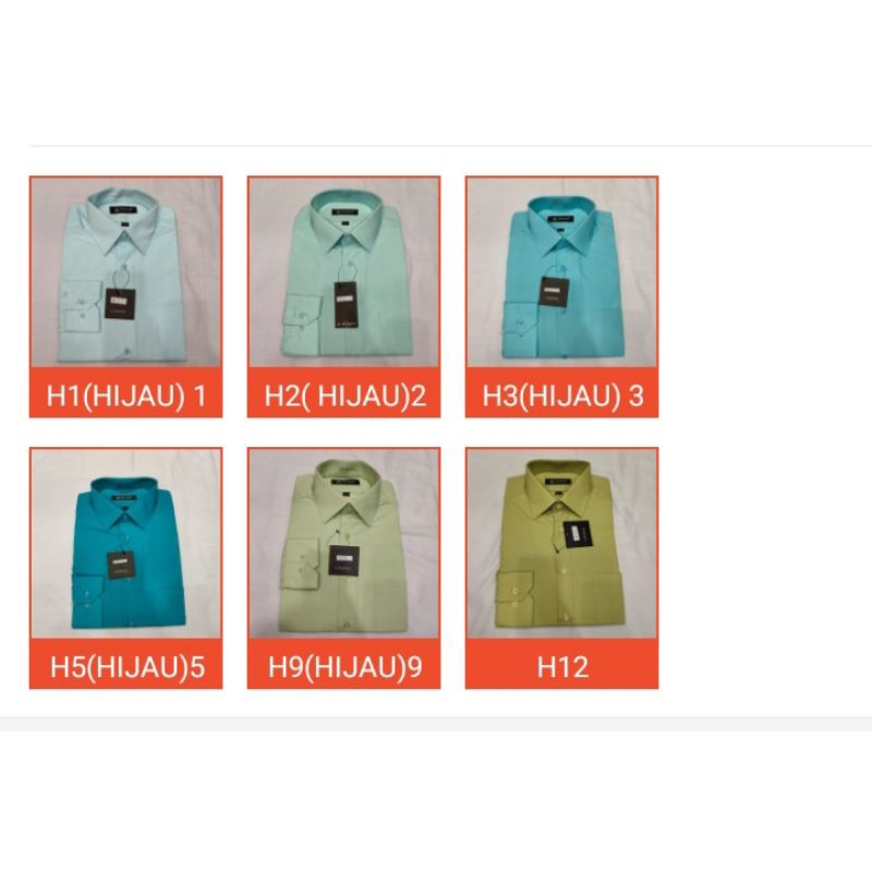 (HIJAU)KEMEJA ALISAN PRIA LENGAN PANJANG REGULER FIT