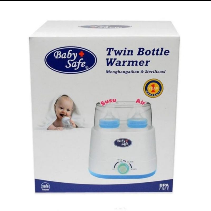 Baby Safe Twin Bottle Warmer