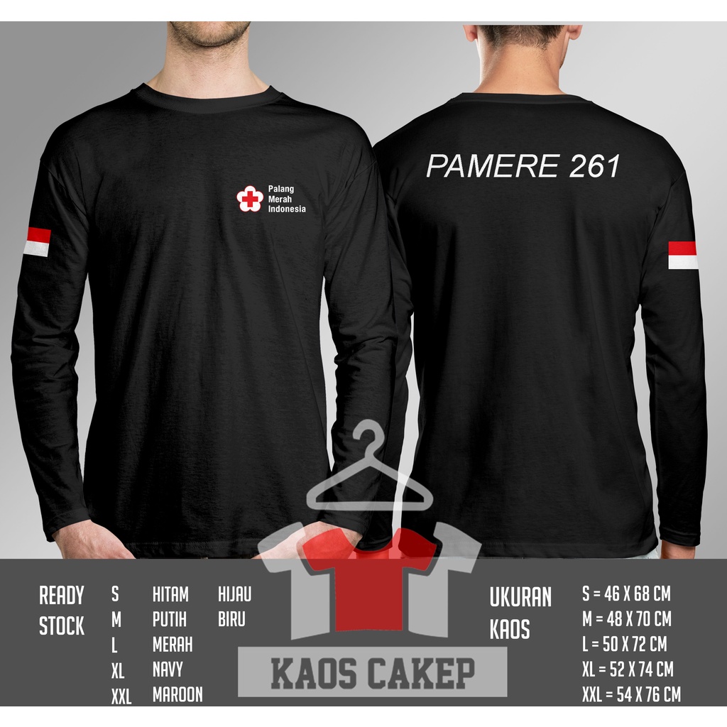 Kaos PMI REQUEST Lengan Panjang Baju Distro