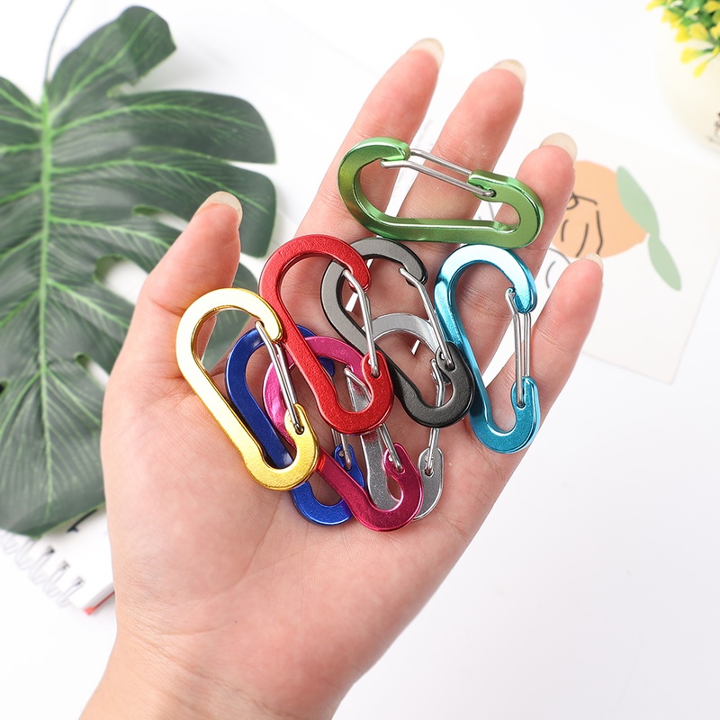 Carabiner Bahan Aluminum Alloy Untuk Camping / Climbing