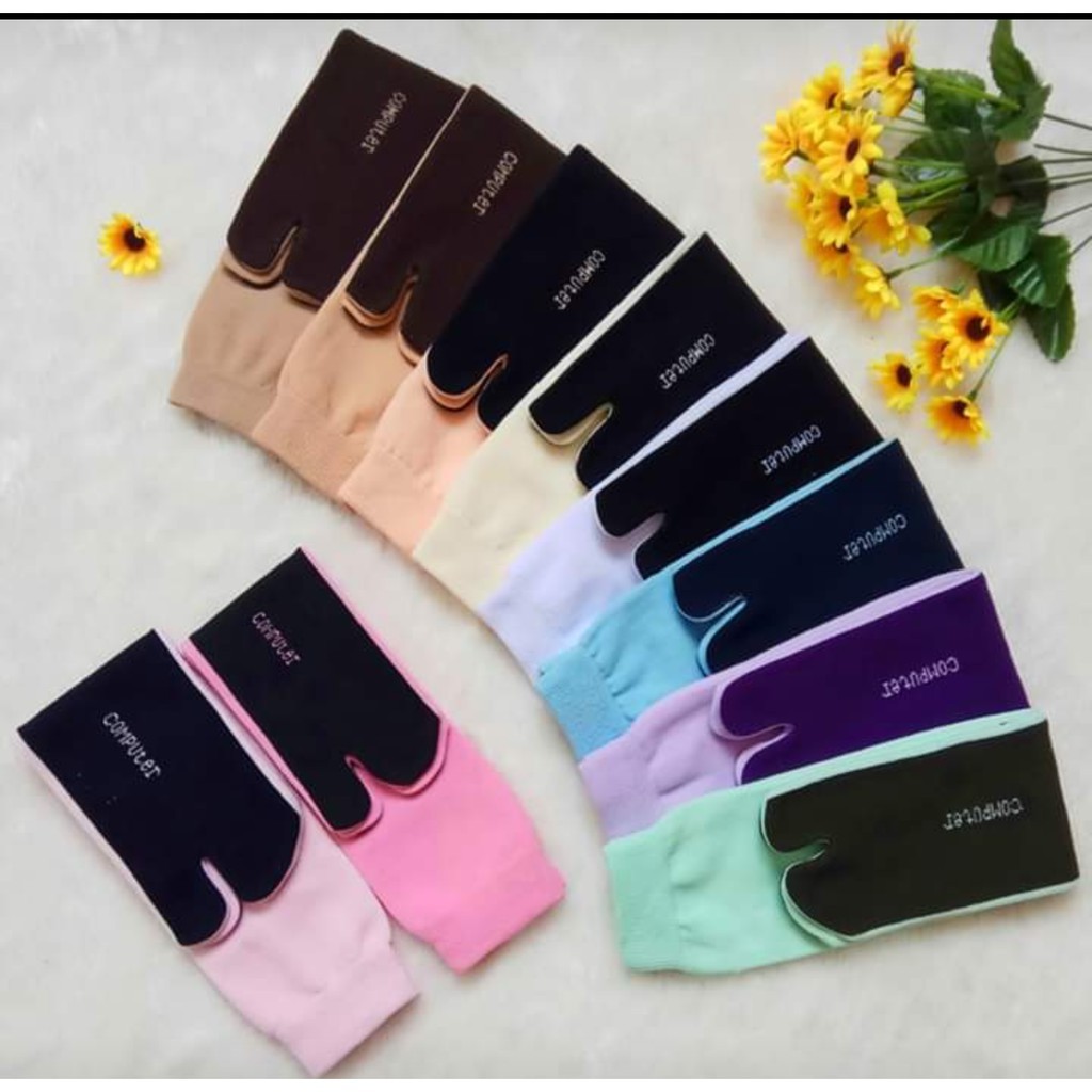 [DEASHOP] Kaos Kaki Polos Alas Hitam Bahan Spandex Nylon Panjang 35 cm (1 kg = 3 lusin)