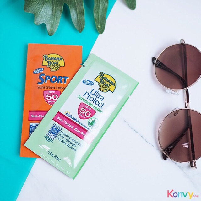 Banana Boat Sunscreen Sunblock Lotion Sachet SPF50