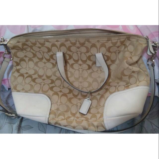 tas coach tas selempang tas wrna coklat