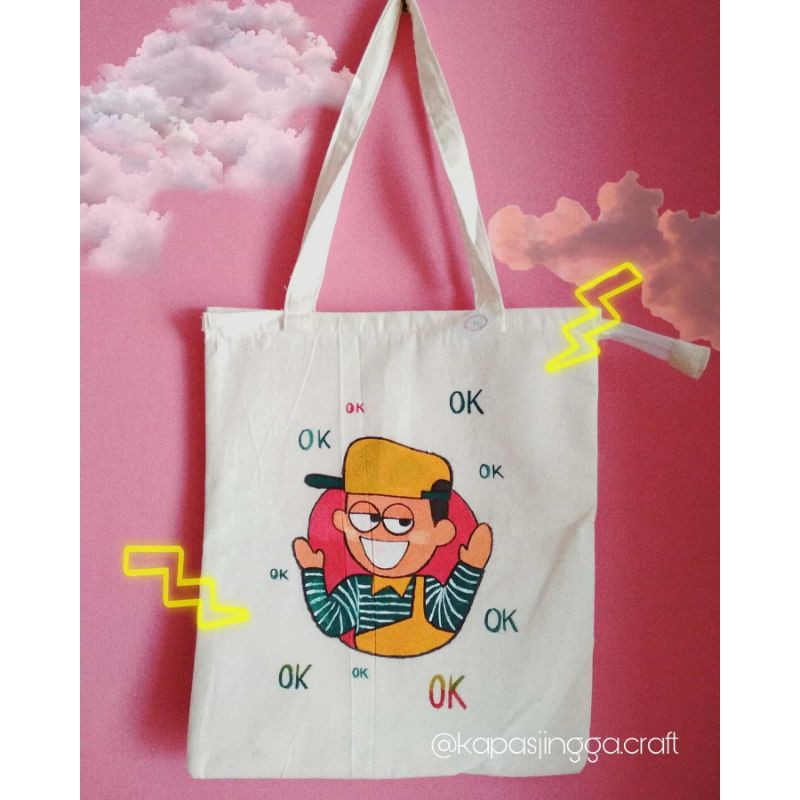 

TOTEBAG LUKIS CUSTOM