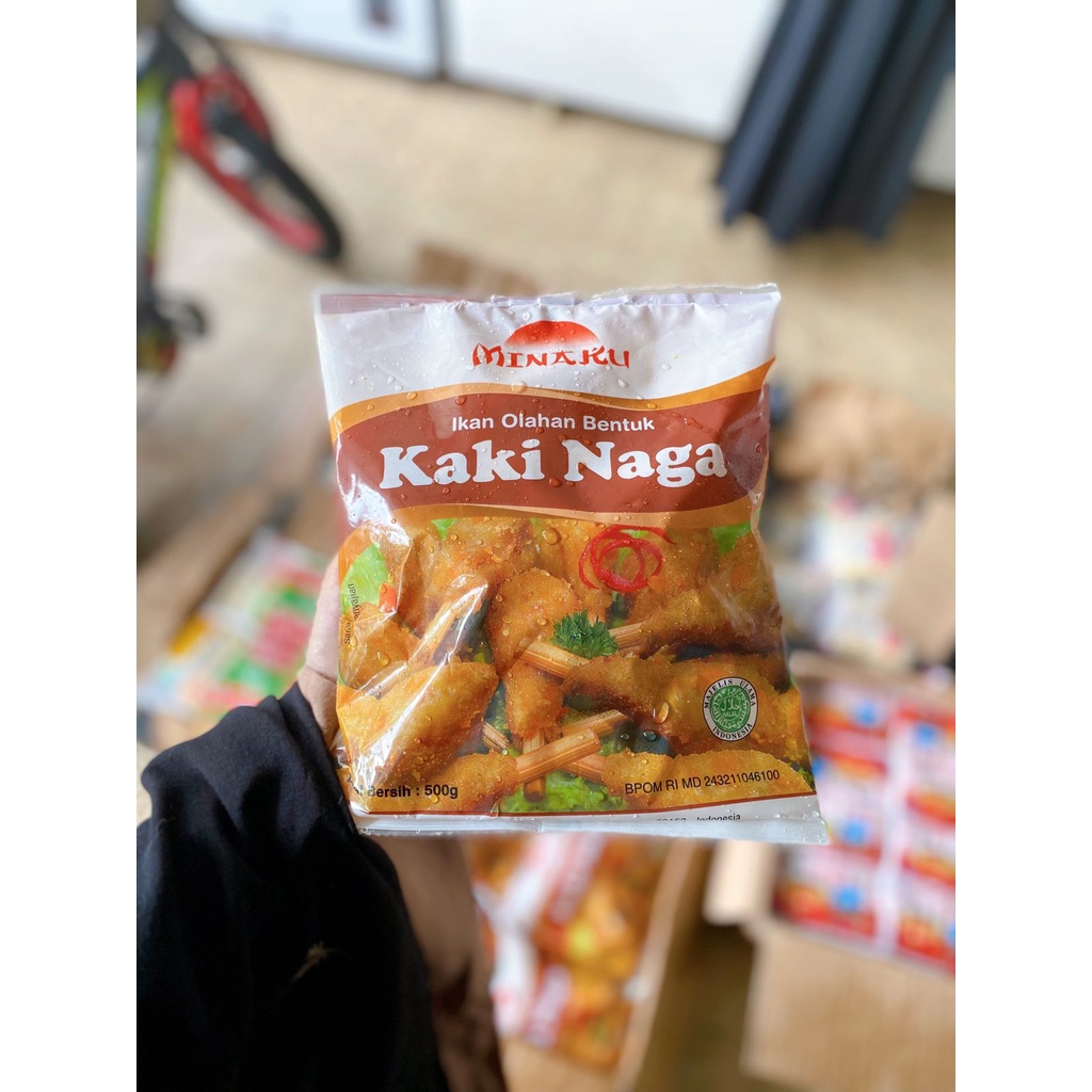 

Minaku Kaki Naga Ikan Olahan Bentuk Naga 500gr