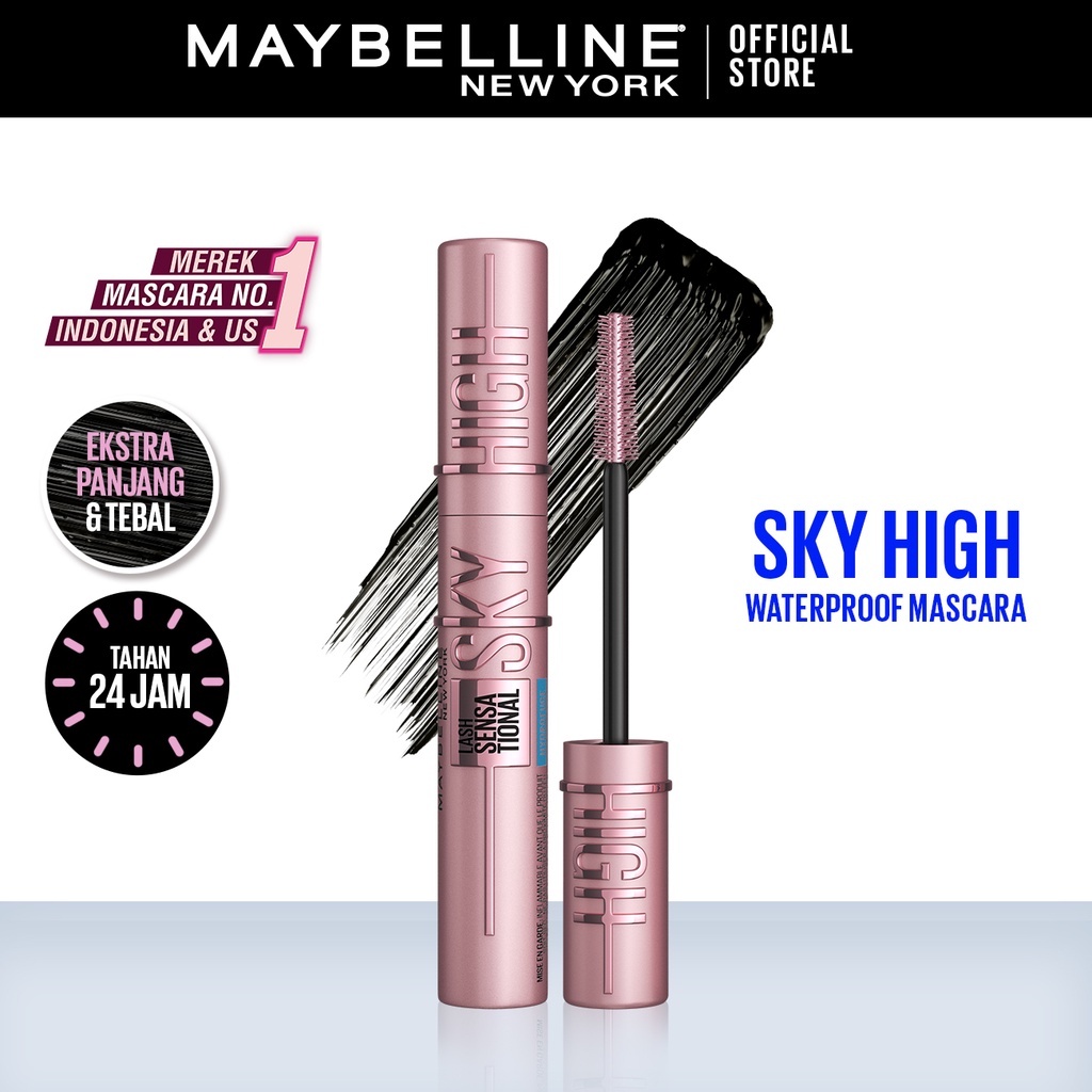 MAYBELLINE Sky High Waterproof Mascara - Maskara Makeup Waterproof