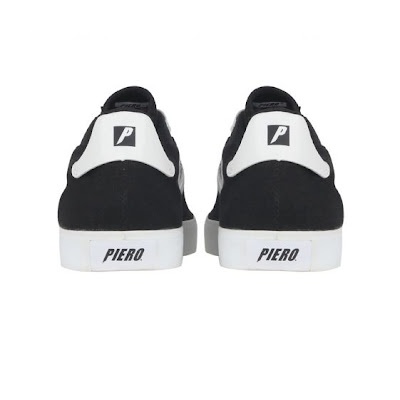 Sepatu piero vulcano cvs black white