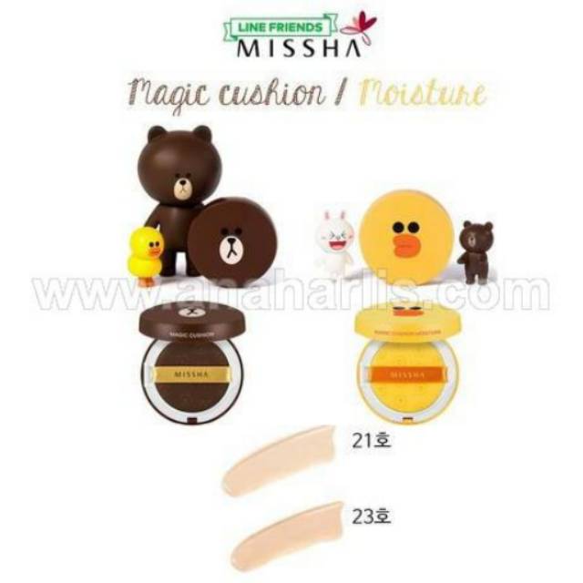 ORI Missha Magic Cushion+refill SPF50+ PA+++ Special Set (Line Friends Edition) / Moisture BB cream