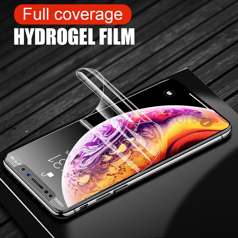 Pelindung Layar Hydrogel Film Untuk Iphone 7 8 Plus 6 6s 11 X Xr Xs 11 Pro Max