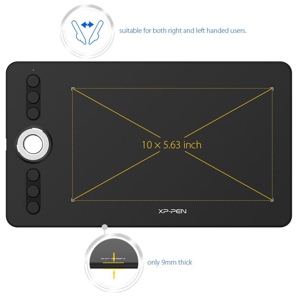 XP-Pen Digital Drawing Tablet with P06 Passive Pen